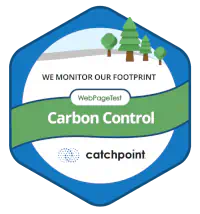 Wir überwachen unseren Fußabdruck - WebPageTest Carbon Control von Catchpoint