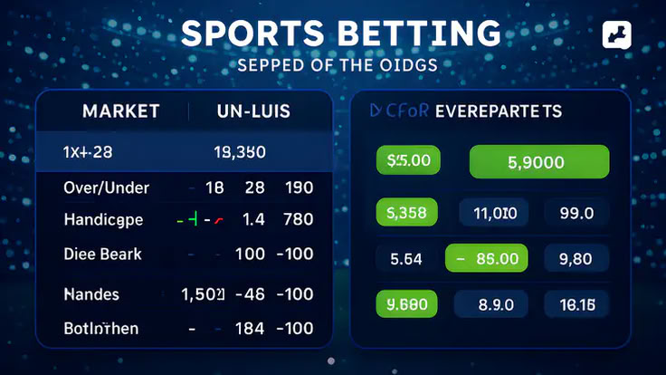 Sportwetten Marktübersicht mit unterschiedlichen Wettarten und Quoten